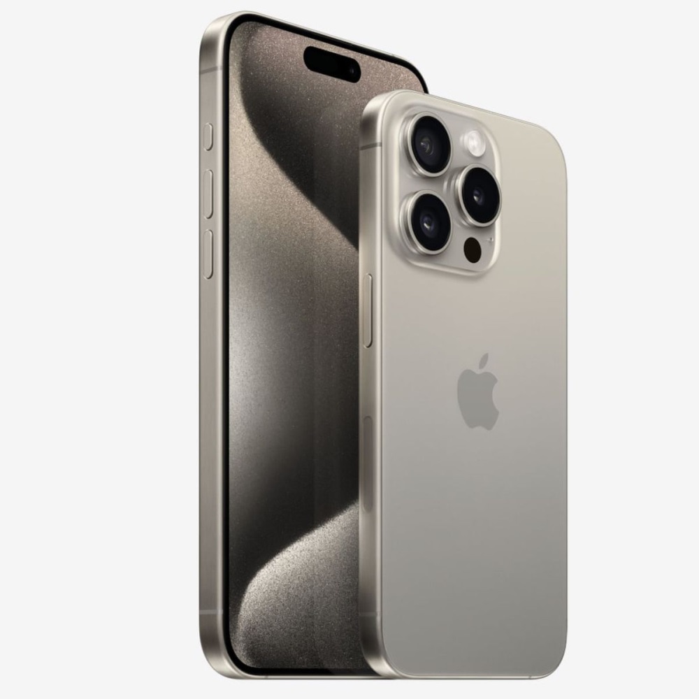 iPhone 15 Pro – Natural Titanium